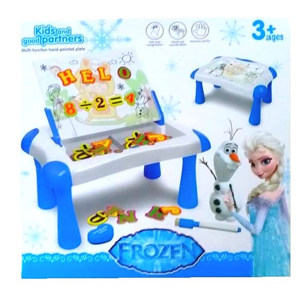 Meja belajar anak multifungsi frozen