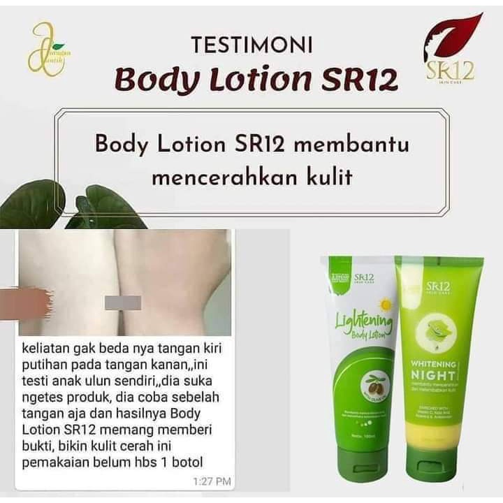 SUNSCREEN WAJAH SUNCARE SUNBLOCK SR12 LOTION ANTI BELANG PELINDUNG DARI SINAR UV A&amp;B PELEMBAB WAJAH