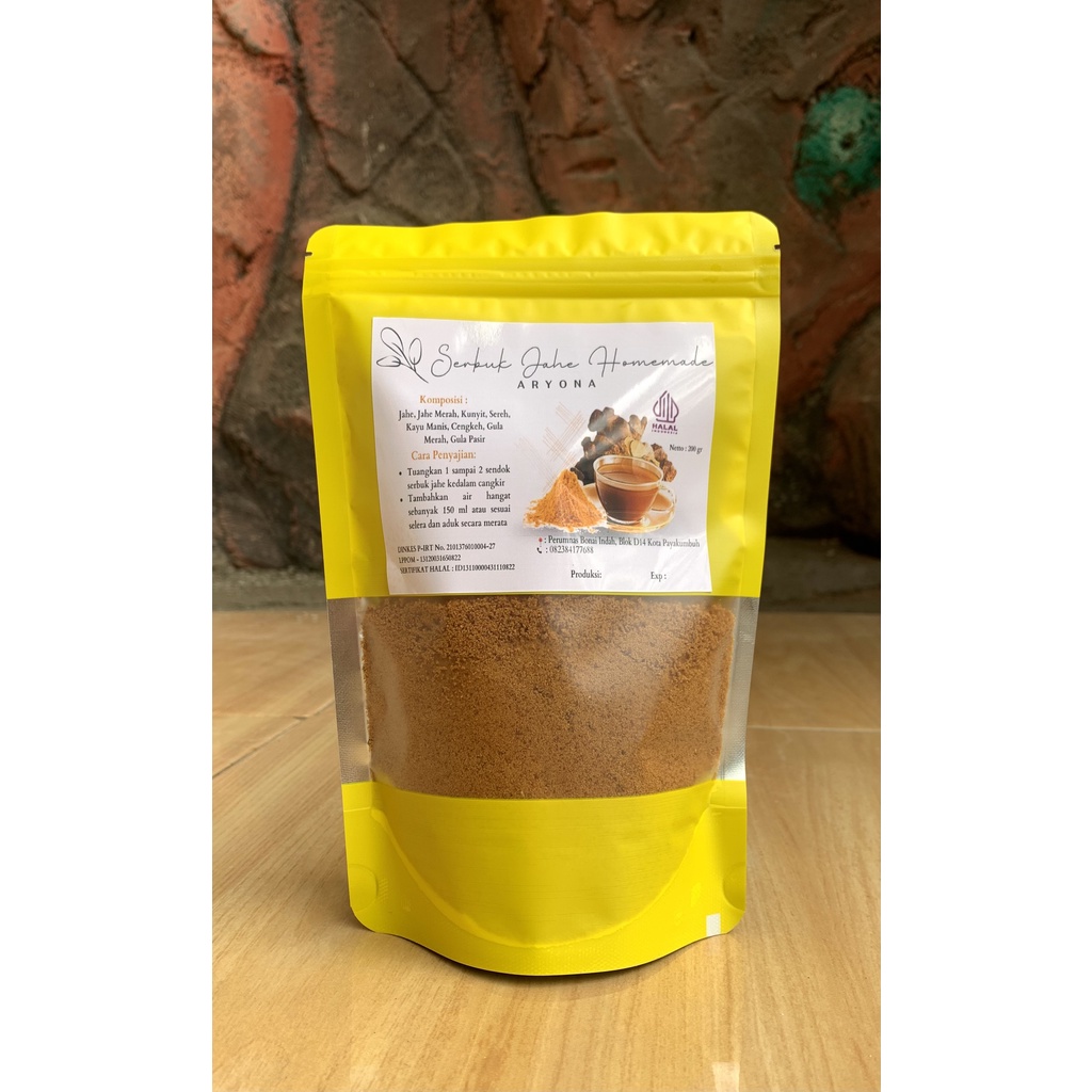 

Serbuk Jahe Homamade Aryona 200gr
