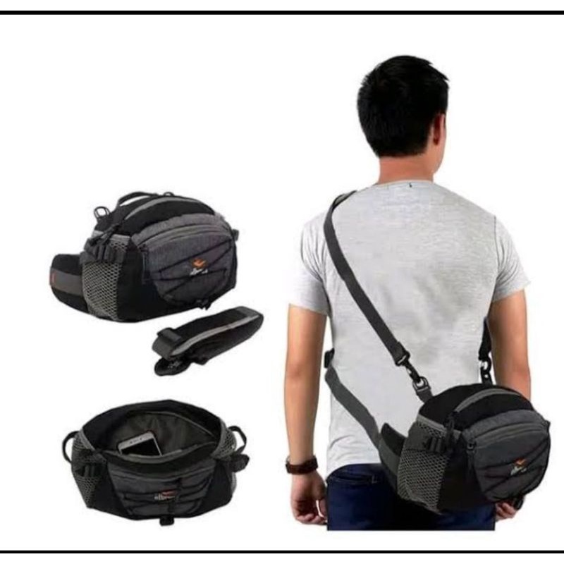 Tas Selempang Elbrus 2 mode # Tas Slingbag