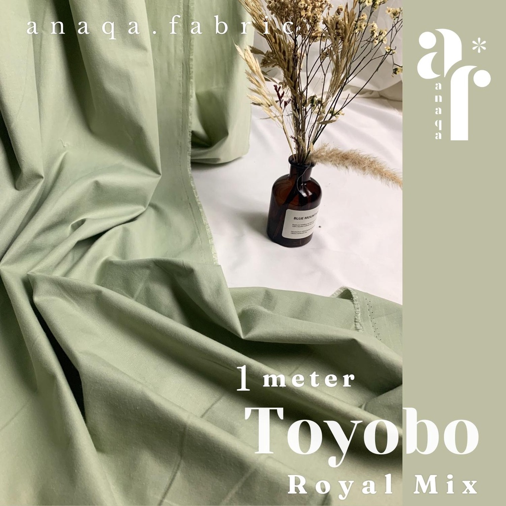 1 meter Kain Toyobo Original Royal Mix PREMIUM // Katun Toyobo