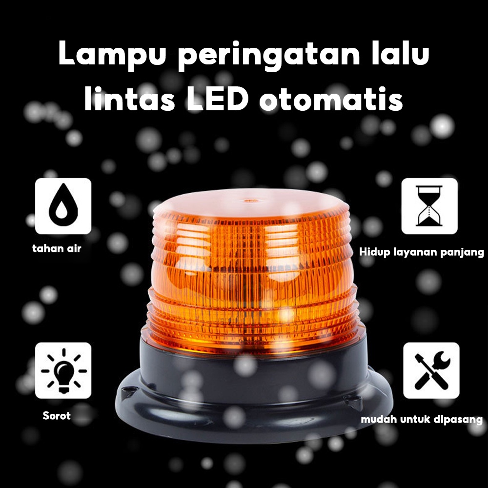 LAMPU EMERGENCY ROTARY LED BLITZ FLASH 12V/24V