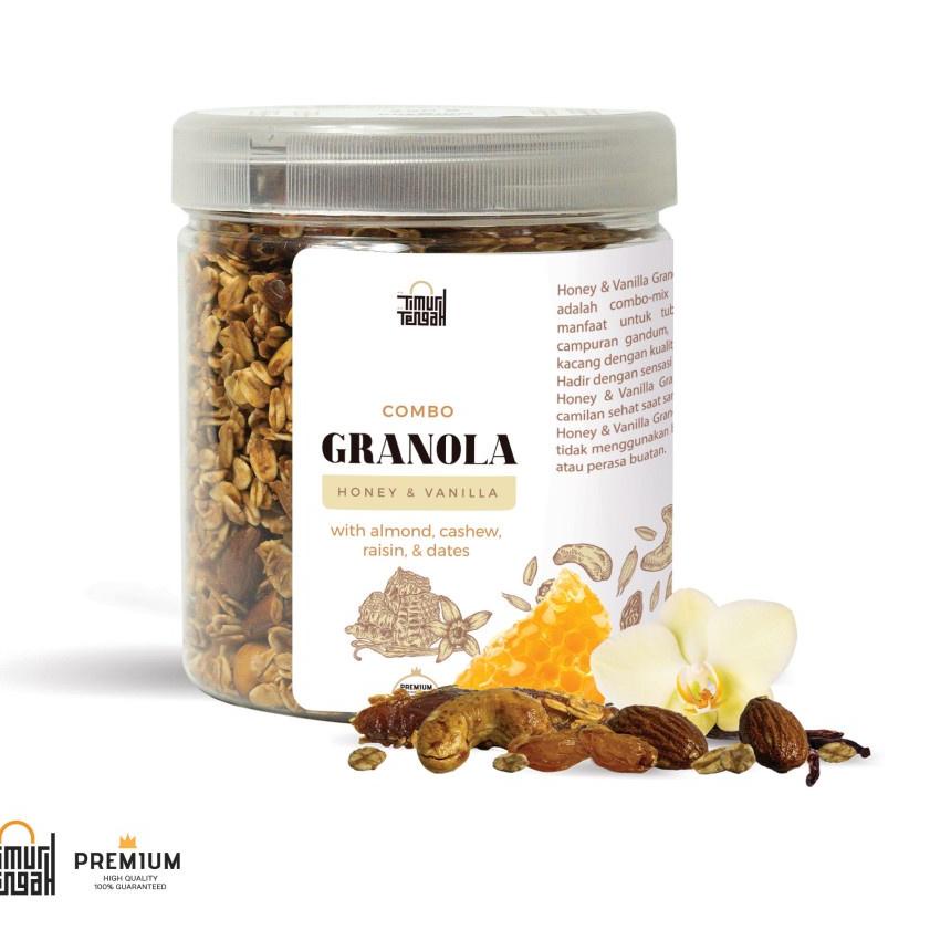 

NEW Timur Tengah Granola Vanilla Honey 250gr Sereal Makanan Sehat