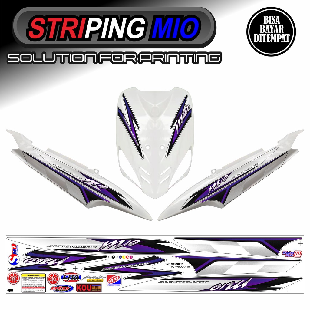 STRIPING VARIASI MIO SPORTY / MIO SMILE KEREN