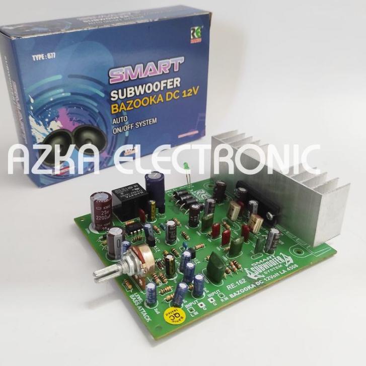 ➤ Kit Power Subwoofer Mobil Bazzoka 12V DC ℗