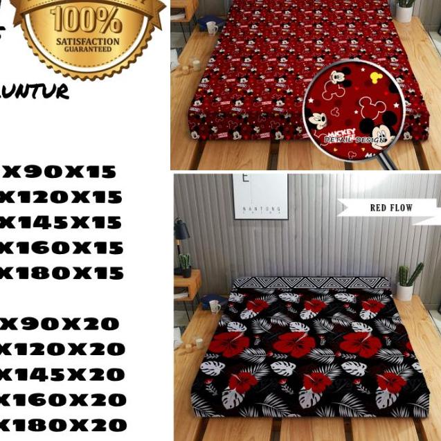 ☼ Sarung Kasur Busa Resleting/Sprei Resleting/Sarung Kasur Inoac/sarung kasur inoacmurah/sarung kasu