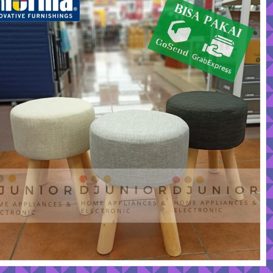 ◘ INFORMA - TANGO STOOL / KURSI SOFA MINI KAKI KAYU SELMA ☊