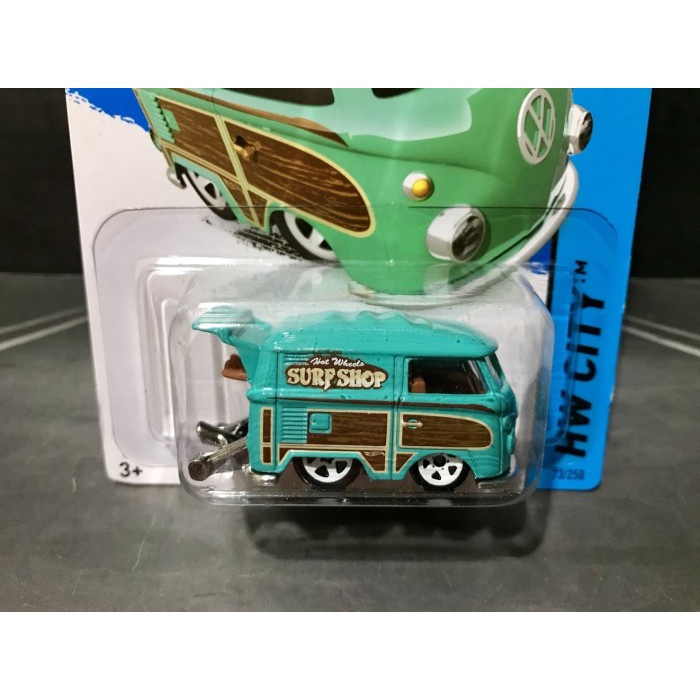 HOT WHEELS VOLKSWAGEN KOOL KOMBI SURF'S SHOP HW CITY 2015 GREEN TERMURAH