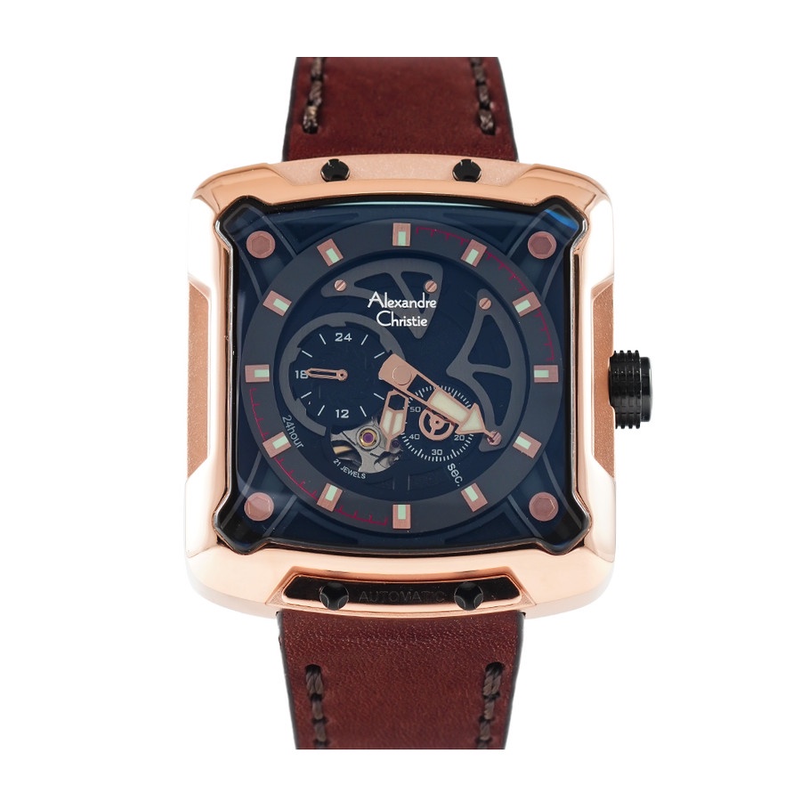 Jam tangan Alexandre Christie AC 3030 MA Man Pria Leather Kulit Murah Original