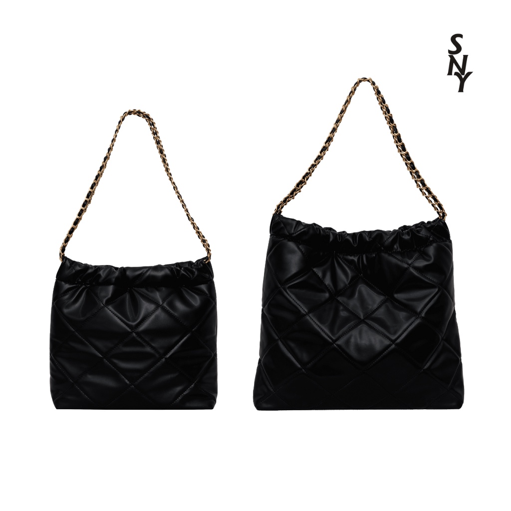 SNY x Aita Christina - Richie Black Bag (GHW) Shoulder Bag