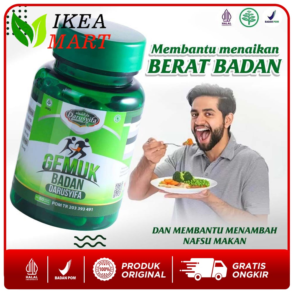 Kapsul Gemuk Darusyifa Penggemuk Badan Alami / Obat penggemuk