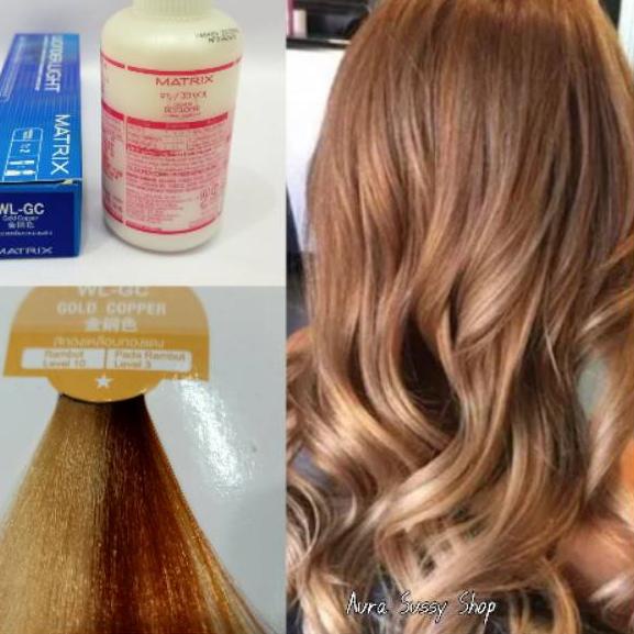 ♥ Matrix Wonder Light Gold Copper WL-GC 90 ml oxidan 135 ml ♞