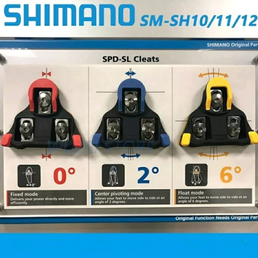 Cleat Shimano SPD SL SM-SH11 Cleat Set Roadbike Pad Set Tapal