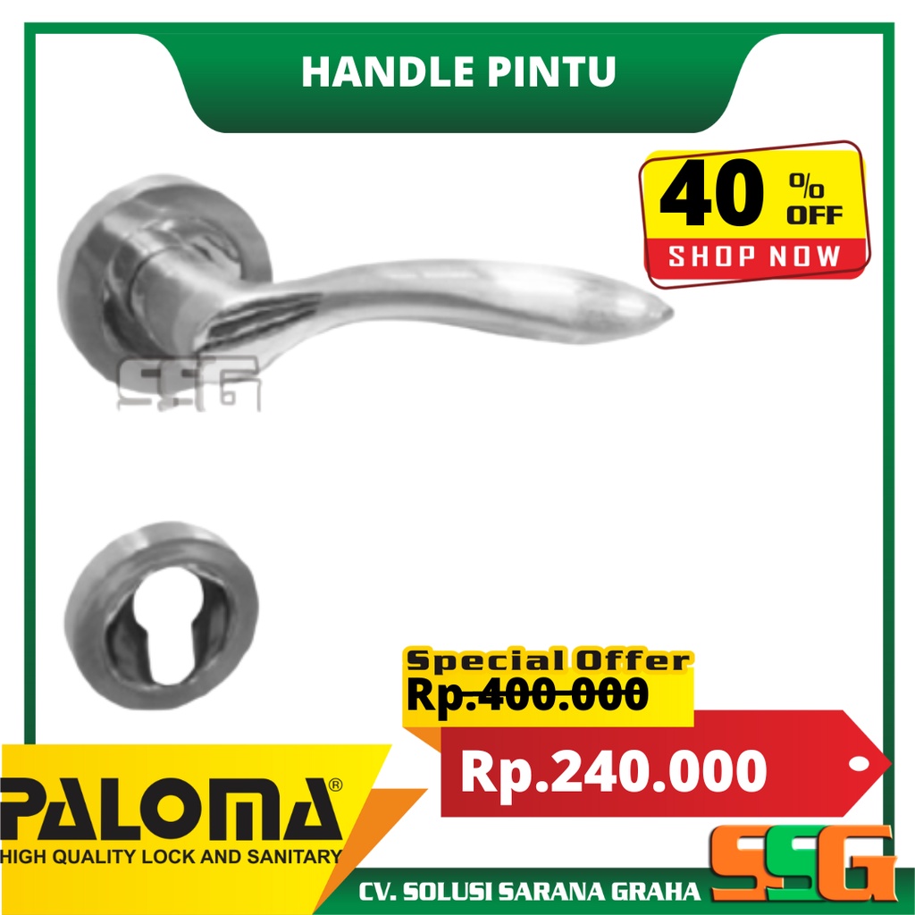 Handle Pintu PALOMA HRP654 PLM HRP BOGOTA ZA Gagang Pintu