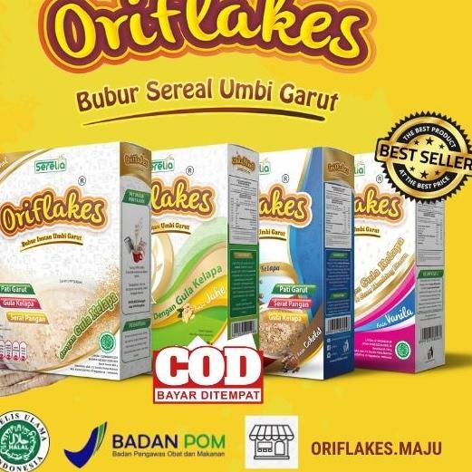 

☀ ORIFLAKES SOLUSI MAAG DAN ASAM LAMBUNG SEREAL UMBI GARUT 350 Gram ❅