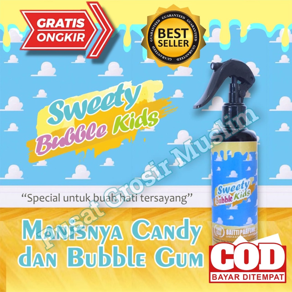 Diskon Pengharum Ruangan Baitti Parfume 250 ml Aroma Sweety Bubble Kids