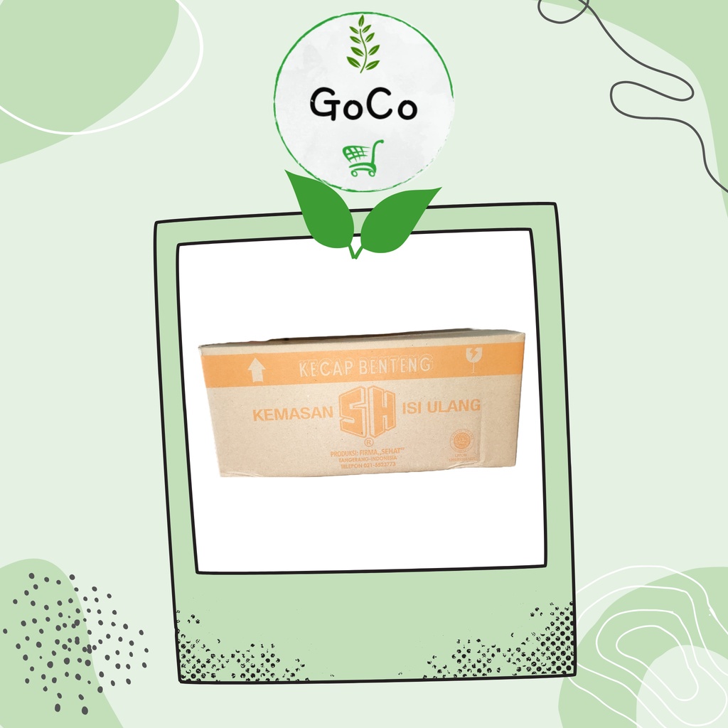 

SH | Kecap Manis Sedang | 1 Dus 620 ml |Eco-Friendly Packaging by GoCo