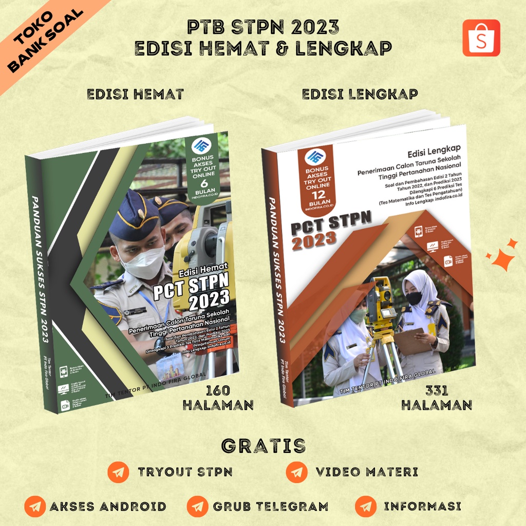 Buku PCT STPN 2024 (Edisi Lengkap & Edisi Hemat)