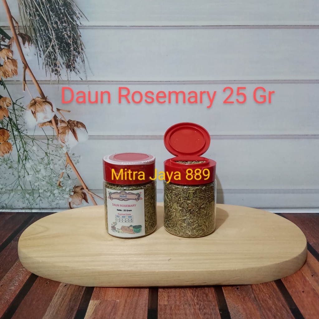 

Rosemary leaves daun rosemary 25 gr / Daun Rosemary kering / Rosemary Dried Leaves