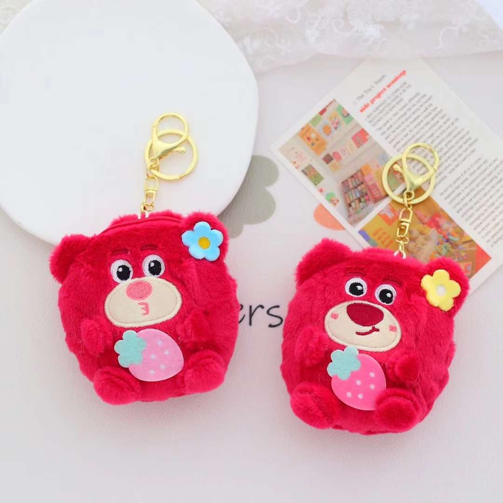 Dompet Koin Boneka Lotso bahan Plush