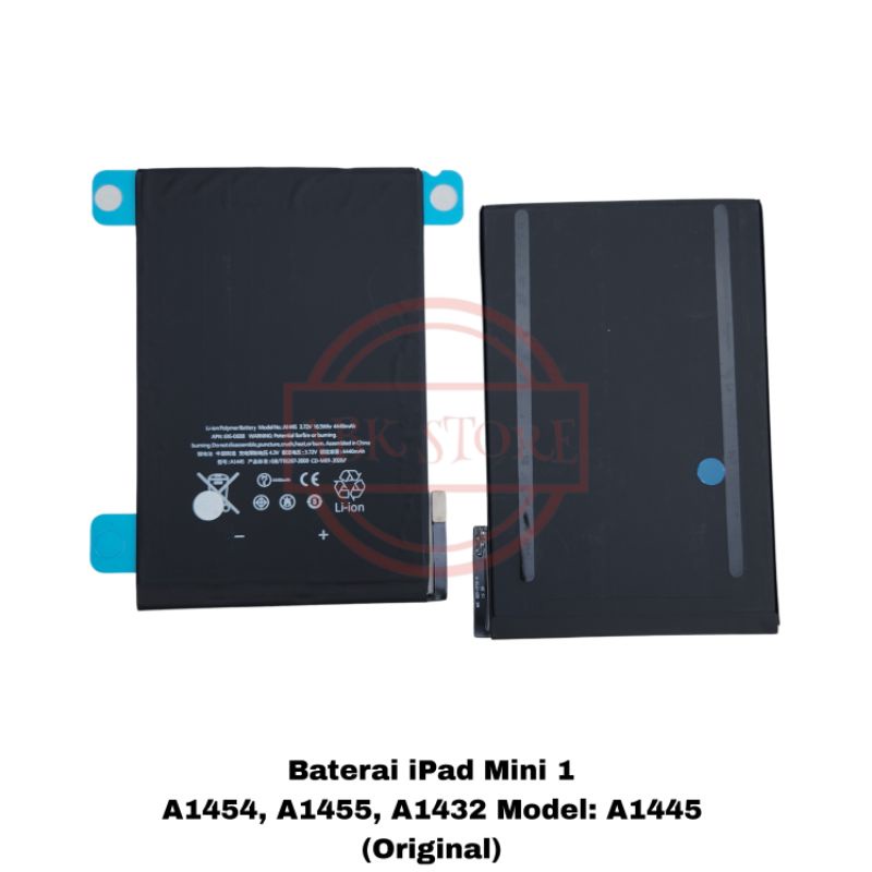 BATERAI BATTERY IPD MINI 1 A1432, A1454, A1455 MODEL: A1445