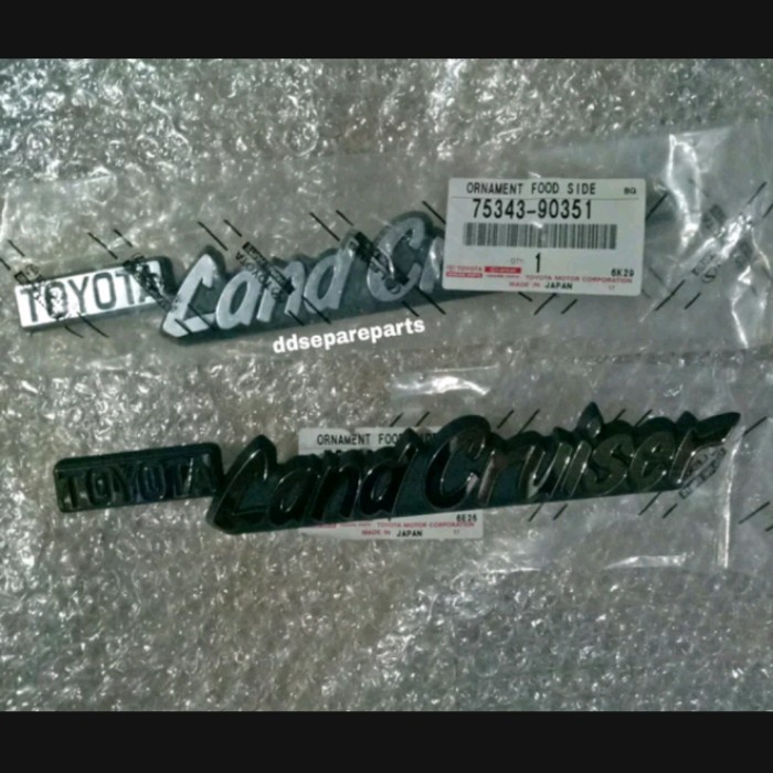 ><><><] Emblem Toyota Hardtop Landcruiser Original