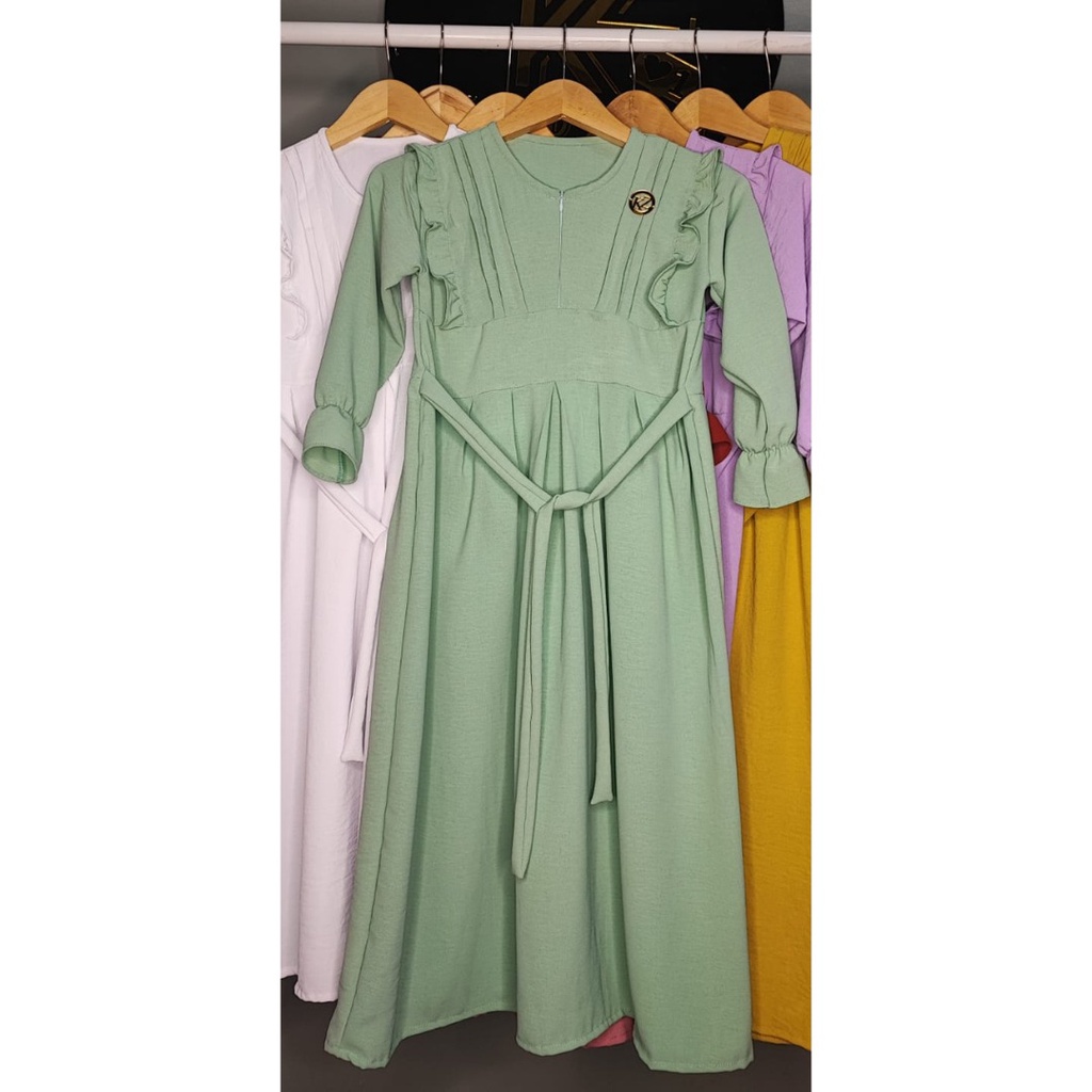 KADZ.ID - DRES IBU &amp; ANAK - GAMIS COUPLE - GAUN KEKINIAN - BAHAN CRINCLE