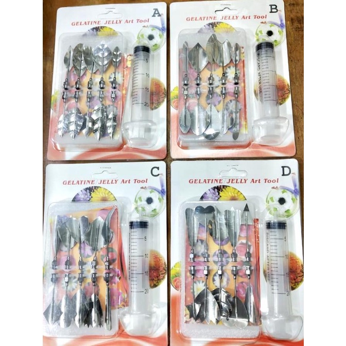 Suntikan Puding Art / Gelatine Jelly Art Tool