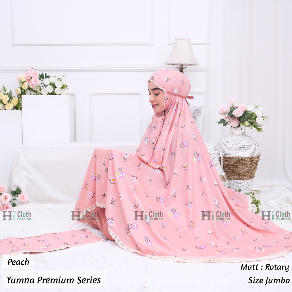 hicloth mukena rayon premium 2 in 1 sleting dagu