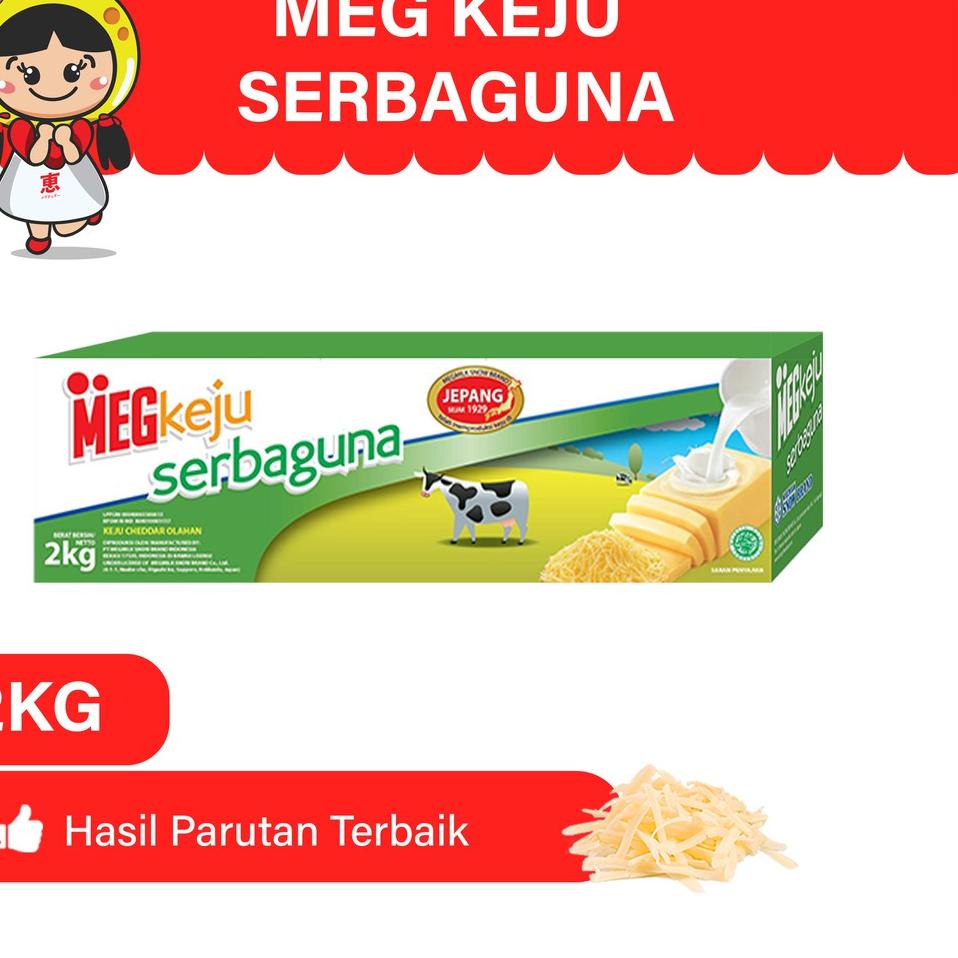 

Extra promo MEG Keju Serbaguna 2 kg