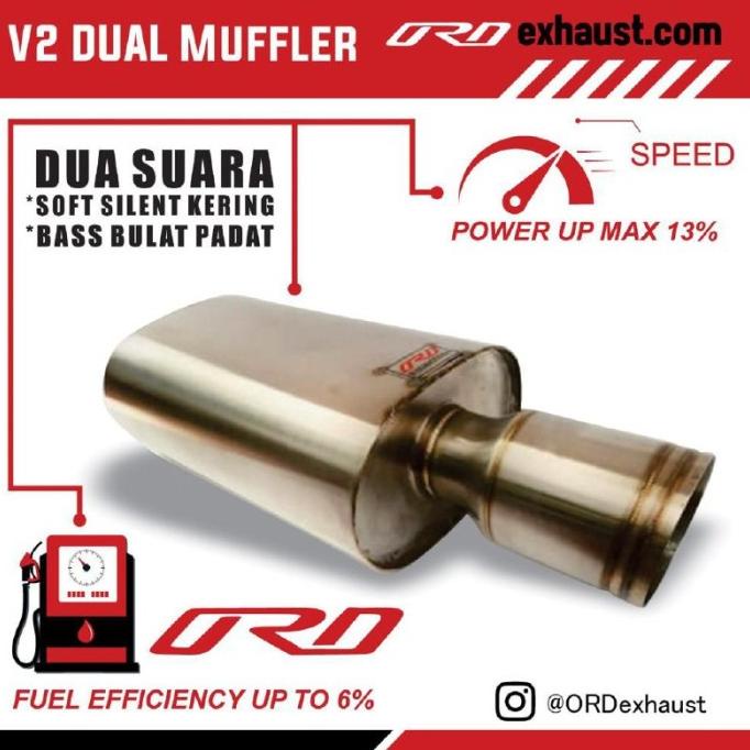 Muffler V2 dual ORD exhaust