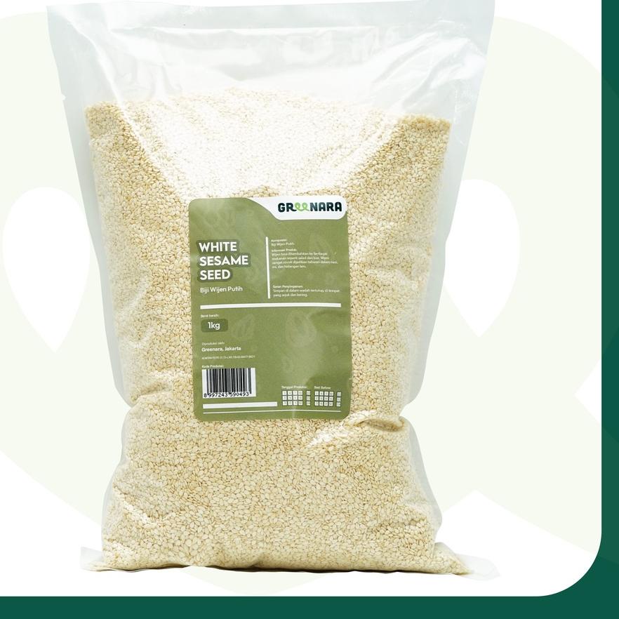 

◌ white sesame seed 1kg / wijen putih 1kg ✿