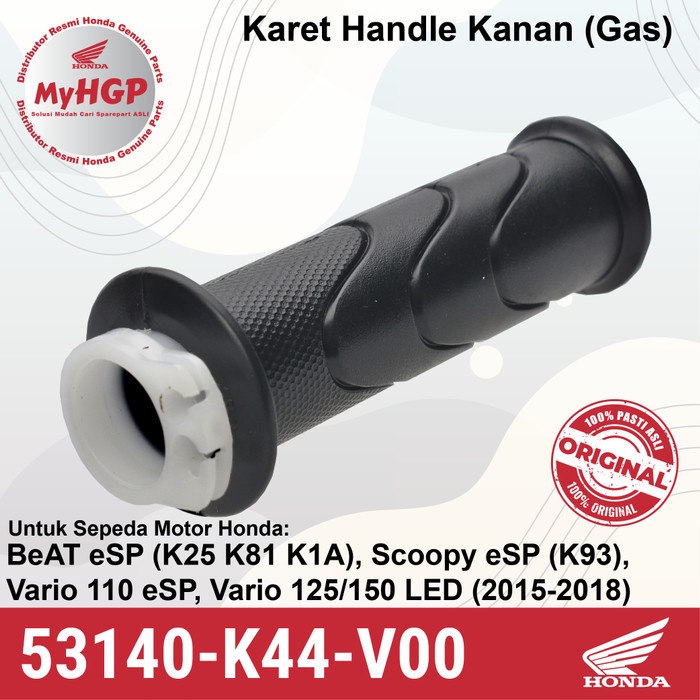 Pipa Gas Honda Beat FI ESP Scoopy ESP Vario 110 LED 125 150 Kabel 2 53140-K44-V00 Grip Comp Throttle