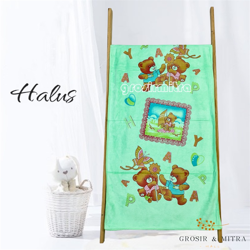 Handuk Bayi Handuk Microfiber Handuk Anak Unisex Perlengkapan Kamar Mandi Handuk Lembut Halus 50x100cm dan 60x120cm Bayi Campur