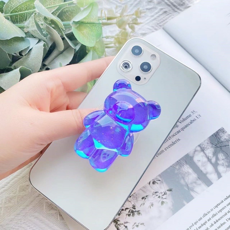 Premium Griptok 3D Resin Transparan/ Phone Holder/ Phone Grip GRIPTOK 3D DESIGN SUPER CUTE / PHONE HOLDER / PHONE GRIP