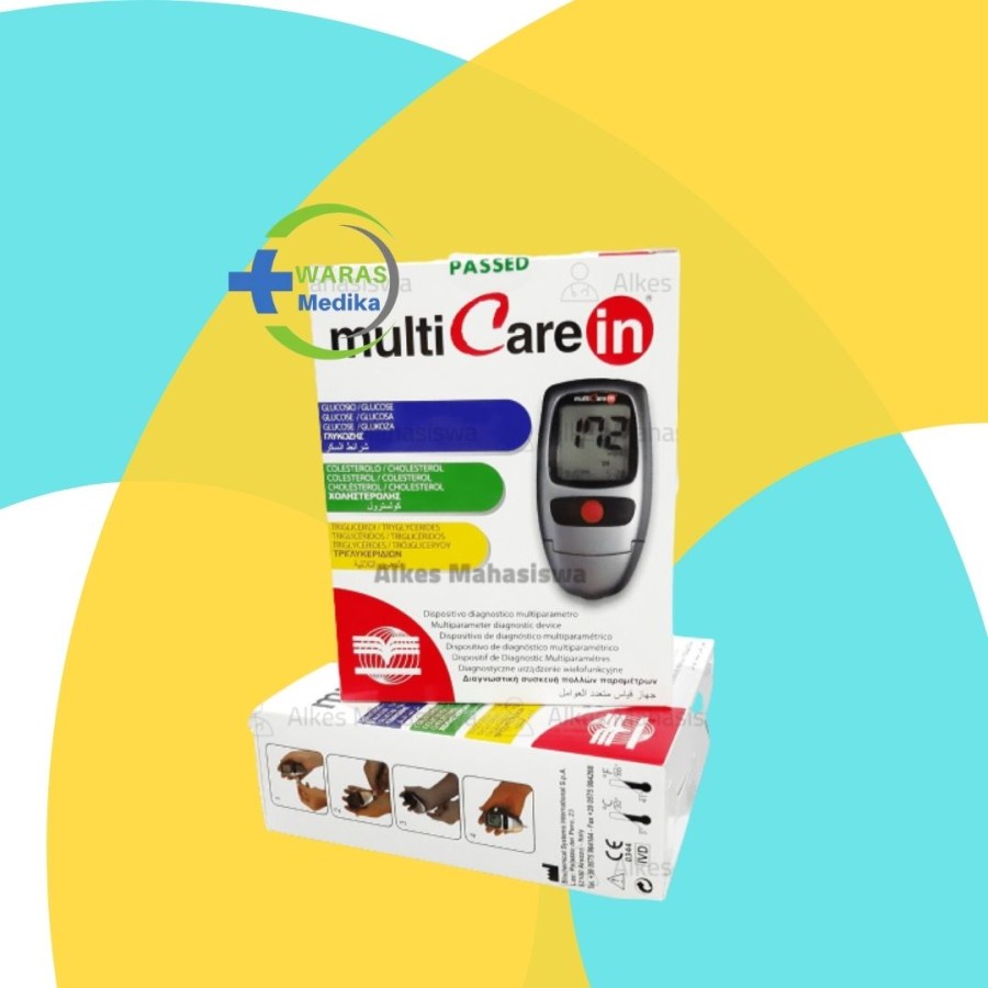 Alat Tes Trigliserida Multicare in 3in1 - Alat Multicare 3in1