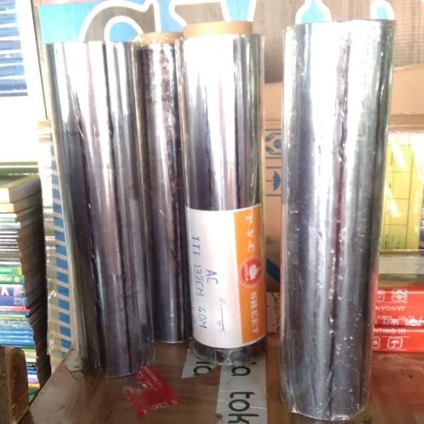 

[ART. 9] SAMPUL BUKU PLASTIK MIKA BENING 1 ROL/50m ukuran 25cm,27cm,34cm