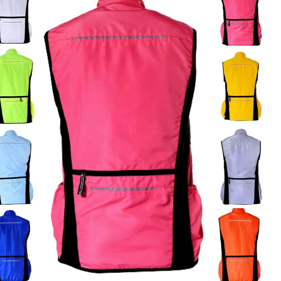 Terbaik.. Rompi/Vest Olahraga Pria Dan Wanita Rompi Sepeda Volly Basket Running Jogging ➤pkfღ