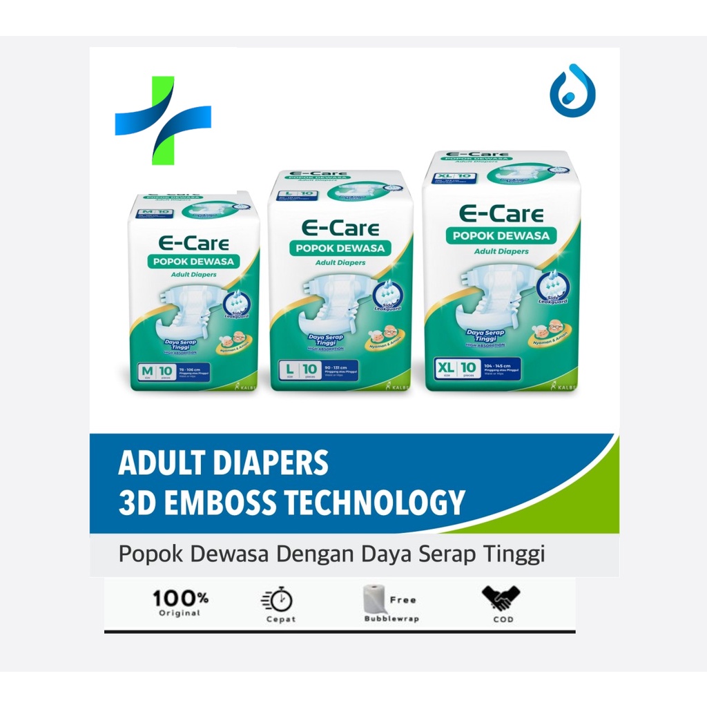 Elvasense Popok Dewasa E-Care (M,L,XL)