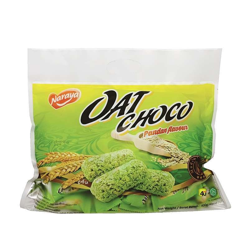 

Naraya Oat Choco Bag Pandan 400gr