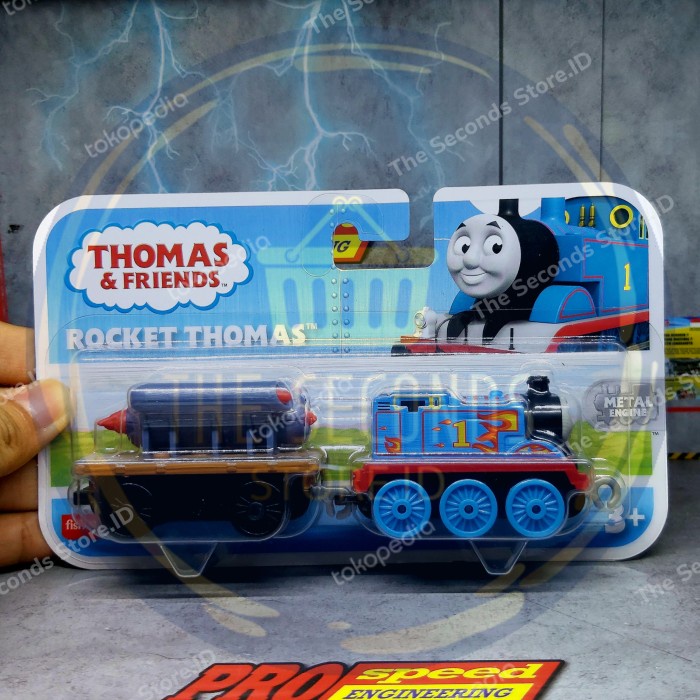 THOMAS & FRIENDS TRACKMASTER/METAL ENGINE - ROCKET THOMAS TERMURAH