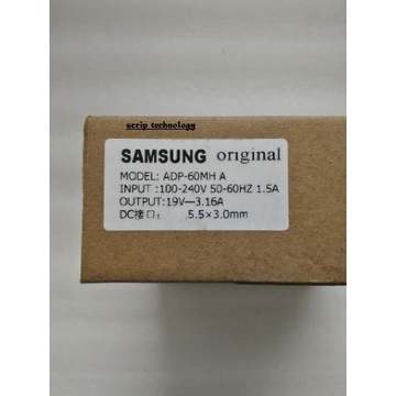 Adaptor / Charger Laptop Samsung 19v - 3.16a (Pin) Original 100%