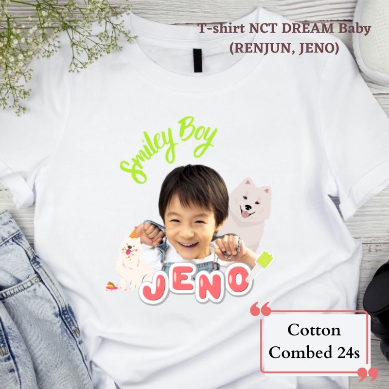 Kaos NCT DREAM Baby (RENJUN, JENO) - Tshirt NCT DREAM
