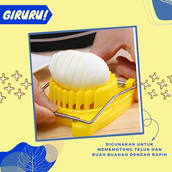 Pemotong Telur Egg Cutter Slicer Super Praktis