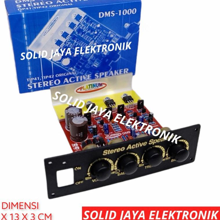 ➵ KIT POWER SPEAKER AKTIF STEREO DMS-1000 TRANSISTOR FINAL ASLI ORIGINAL TIP41 TIP42 TIP DMS1000 DMS