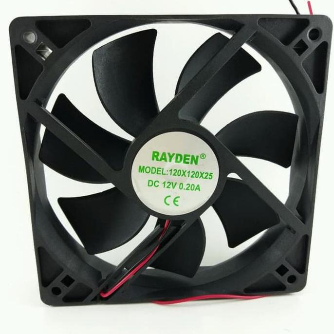 fan dc 12v rayden kipas pendingin ukuran 120x120x25 PCXUJA789 dijamin
