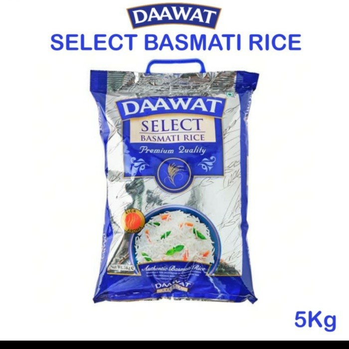 

Daawat Select Basmati Premium Quality / Beras Basmati Select / 5 kg