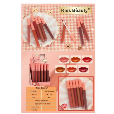 LIPGLOSS KISS BEAUTY FRUIT SERIES BISA PILIH WARNA