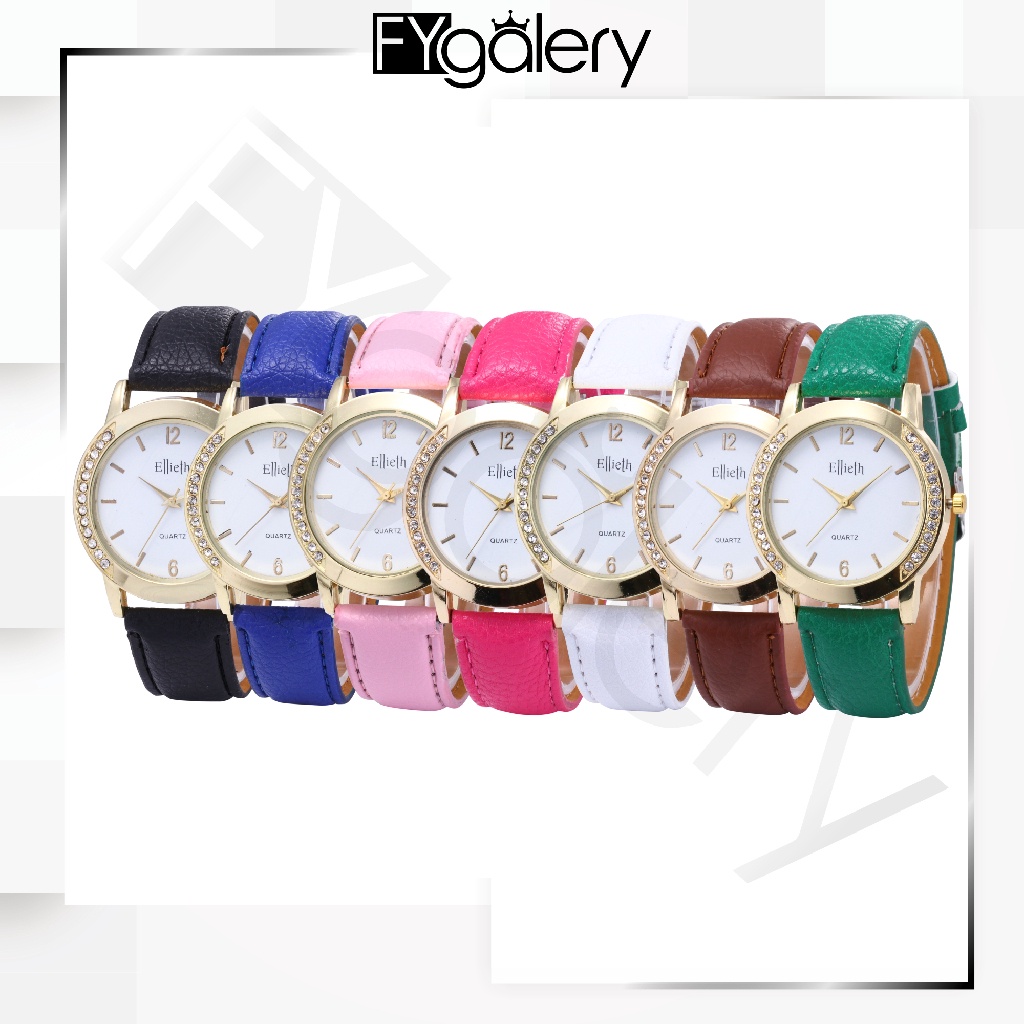 FYGALERY J193 Jam Tangan Wanita Jam Kulit Analog Women Fashion Watch