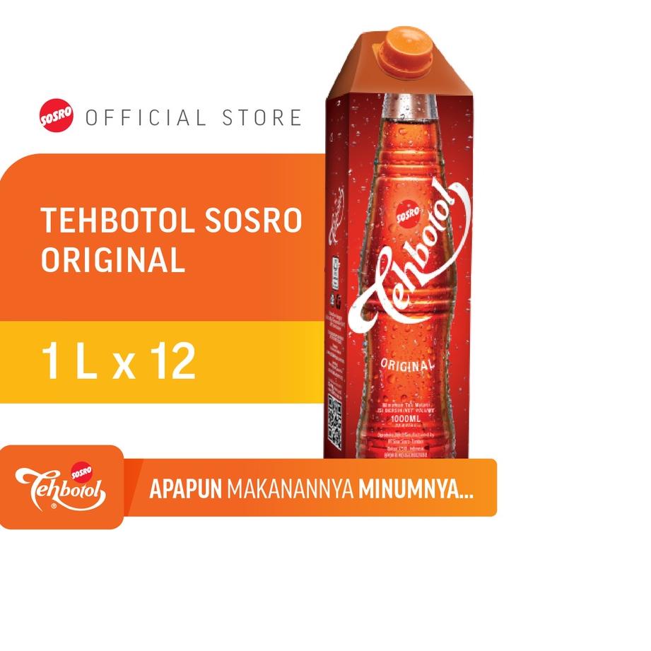 

➳ Tehbotol Sosro Kotak 1 liter isi 12 Pcs ♠